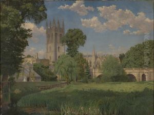 Magdalen Bridge and College, Oxford