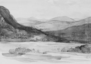 Glen Quoich from near Corrie Mulzie by John Phillip