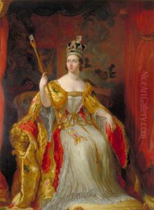 Queen Victoria (1819-1901). Reigned 1837-1901 by George Hayter