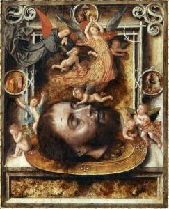 The Head of Saint John the Baptist by Jan Mostaert