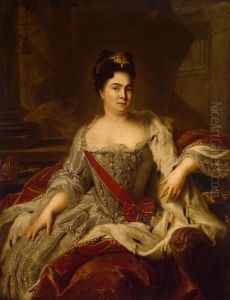 <<Portret Ekateriny I (1684-1727)>> by Jean-Marc Nattier