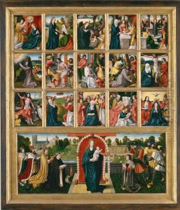 The Fifteen Mysteries and the Virgin of the Rosary