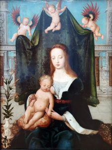Mary with the sleeping Christ child