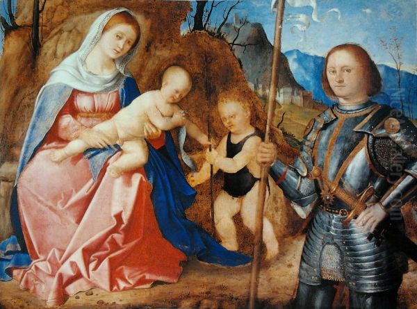 Madonna and Child with St. John the Baptist and St. Liberalis. - view 1