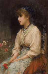 A Venetian Flower Girl by Luke Fildes