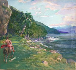 A Bridle Path in Tahiti by John La Farge