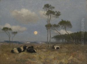 Moonrise on the Zuyderzee
