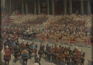 Queen Victoria's Diamond Jubilee Service outside St Paul's Cathedral, 22 June 1897