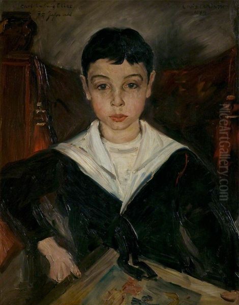 Carl Ludwig Elias, Aged 7 1/4 - view 1