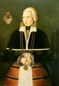 Portrait of Dorothea von Vechelde nee von Brotizem Portrait of Dorothea von Vechelde nee von Brotizem