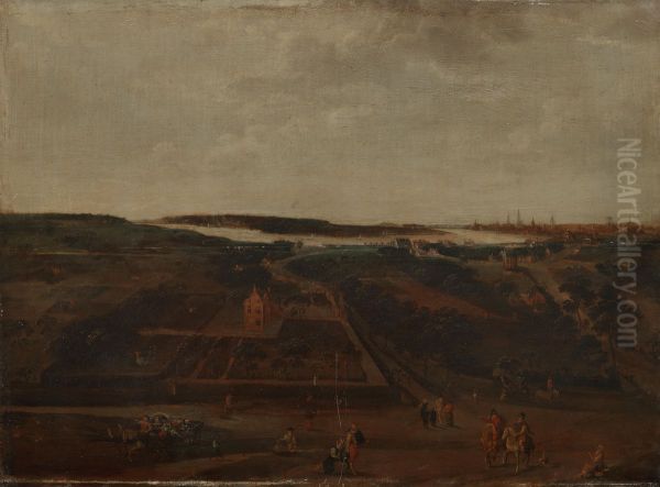View of Kiel on the Scheldt with Antwerp beyond - view 1