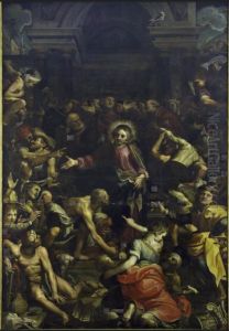 Christ at the Pool of Bethesda by Ferrau Fenzoni