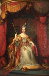 Queen Victoria (1819-1901), in Coronation Robes by Julia A. Gambardella