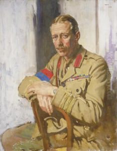 Lieutenant Colonel A. N. Lee, DSO, OBE, TD, Censor in France of Paintings and Drawings by Artists at the Front by William Orpen