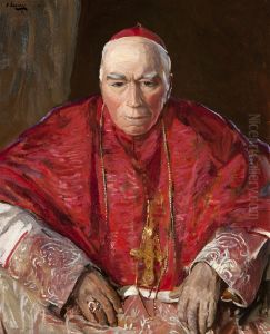 His Eminence Cardinal Logue (1840-1924) by John Lavery
