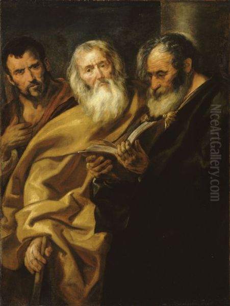 Saint Matthew and two apostles - view 1