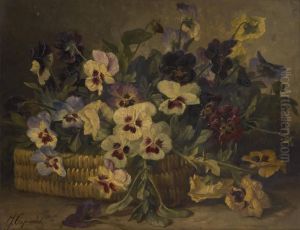 Composition Aux Pensees by Jean Capeinick