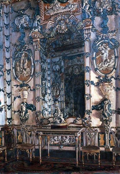 The Porcelain Room, Royal Palace, Madrid - view 1