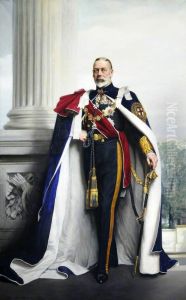 George V (1865-1936) by John St Helier Lander