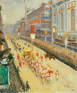 Coronation Procession, Piccadilly, 12 May 1937 by John Lavery