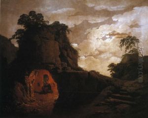 Virgil's Tomb, with the Figure ofSilius Italicus