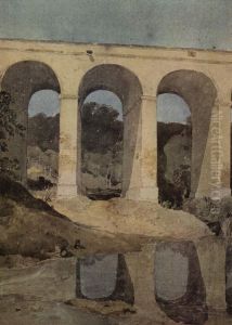 Das Aquadukt von Chirk by John Sell Cotman