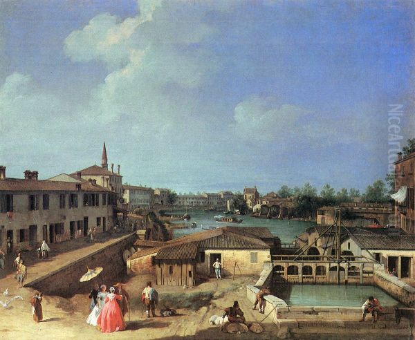 View of the Mills of Dolo on the Brenta - view 1