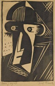 Face From Cinema by Josef Capek