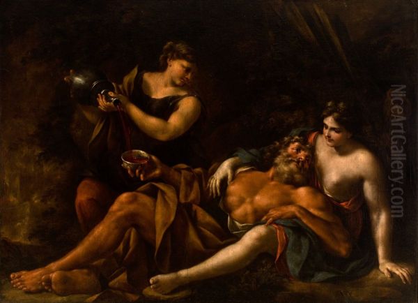 Loth and his daughters - view 1