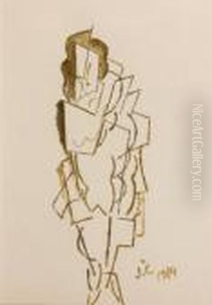 Femme Cubiste En Pied - view 1