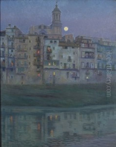 Nuit de Lune a Gerone - view 1