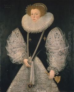 Portrait of Mary Cornwallis, Countess of Bath by George Gower