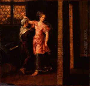 Judith dressing up before presenting herself to Holofernes by Paolo Fiammingo