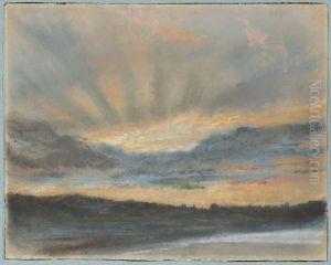 Sunset by Eugene Delacroix