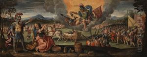 Allegory of war by Paolo Fiammingo