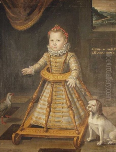 Portrait of Maria Apollonia of Savoy (1594-1656) - view 1