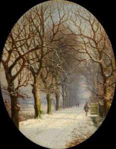 Winter landscape. (1873).