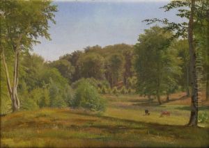 Landliche Idylle. by Anders Andersen-Lundby