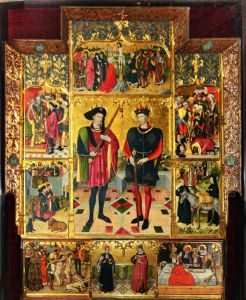 Retaule dels sants Abdo i Senen - Jaume Huguet by Jaume Huguet