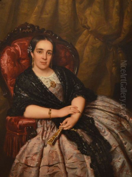Retrat d'Ana Garcia Izcalbalceta, esposa de l'arquitecte de la Hidalga - view 1