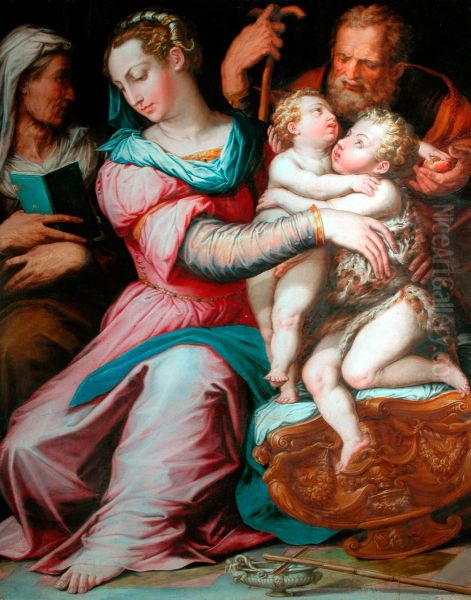 The Holy Family with Saint John - view 1