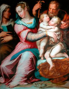The Holy Family with Saint John The Holy Family with Saint John