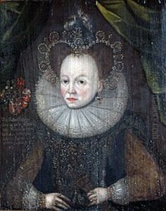 Anna III. von Stolberg-Weringerode(1565-1601), Abtissin von Quedlinburg by Unidentified painter