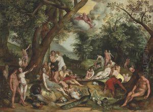 The Golden Age by Hendrik van der Borcht the Elder
