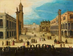 View of the Piazzetta in Venice