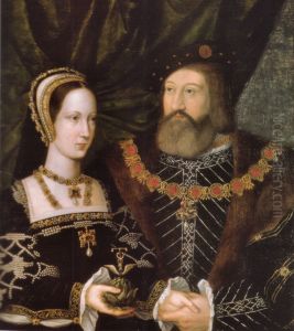 Mary Tudor and Charles Brandon, Duke of Suffolk by Jan Gossaert