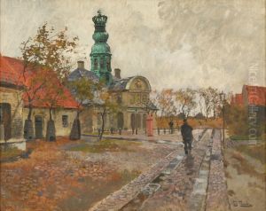 Nyholms Vagt by Frits Thaulow