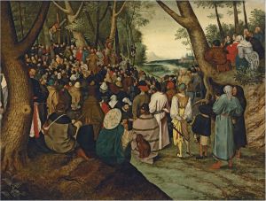 St. John the Baptist preaching to the multitude