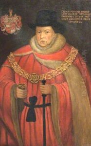 Portrait ofSir John Popham(1531-1607), Lord Chief Justice. by unknown