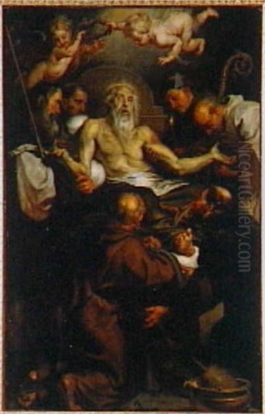The death of Saint Anthony Abbot - view 1